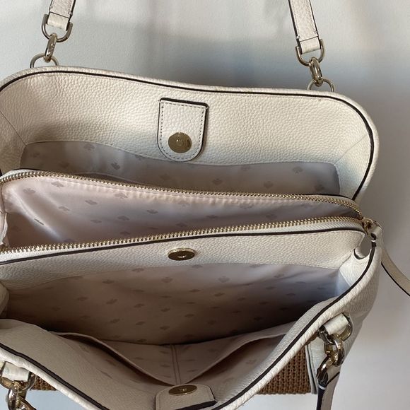 kate spade jackson straw triple compartment shoulder bag - Picture 5 of 10